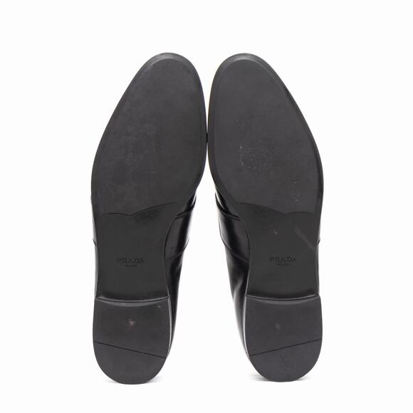 950$ Prada Men’s Black Calf Leather Penny Loafers Slip-On Shoes US11 main image 13
